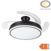 LED Mennyezeti Ventilátor Lámpa Távirányítóval 36W CCT Fekete