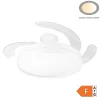 LED Mennyezeti Ventilátor Lámpa Távirányítóval 36W CCT Fehér