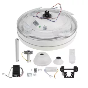   LED Mennyezeti Ventilátor Lámpa Távirányítóval 36W CCT Fehér
