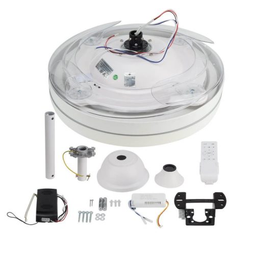LED Mennyezeti Ventilátor Lámpa Távirányítóval 36W CCT Fehér