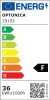 LED Mennyezeti Ventilátor Lámpa Távirányítóval 36W CCT Fehér