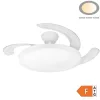 LED Slim Mennyezeti Ventilátor Lámpa Távirányítóval 36W CCT Fehér