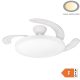 LED Slim Mennyezeti Ventilátor Lámpa Távirányítóval 36W CCT Fehér