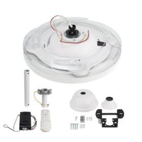   LED Slim Mennyezeti Ventilátor Lámpa Távirányítóval 36W CCT Fehér