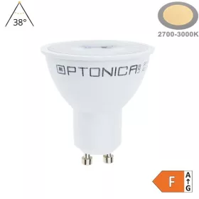 Spot LED izzó GU10 38° 5W 400lm Meleg fény