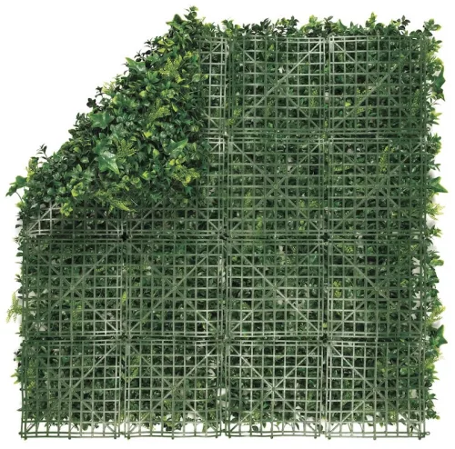 Nortene Vertical Forest műanyag zöldfal az erdő növényeivel (100x100 cm)
