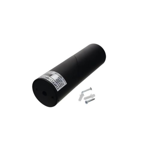 Derékszögben elforgatható GU10 Spotlámpa Henger, Fekete Alumínium