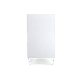   GU10 Spotlámpa Keret, Hasáb, Fehér/Fehér Belső Alumínium