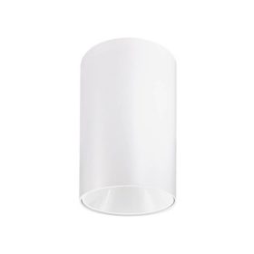 GU10 Spotlámpa Keret, Henger, Fehér Alumínium