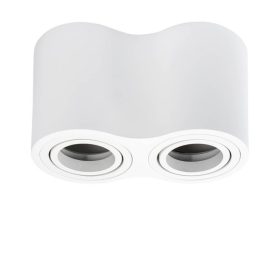 Kettes Spotlámpa Keret GU10 (Dönthető) – Fehér