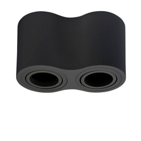 Kettes Spotlámpa Keret GU10 (Dönthető) – Fekete