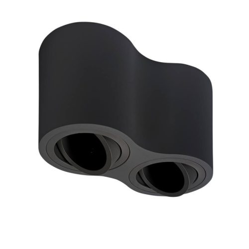 Kettes Spotlámpa Keret GU10 (Dönthető) – Fekete