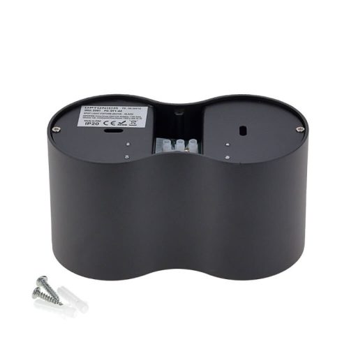 Kettes Spotlámpa Keret GU10 (Dönthető) – Fekete