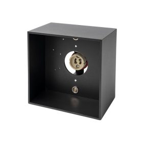   Fekete GU10 Spotlámpa Keret (Felületre Szerelhető) Négyzet – Indusztriális Dizájn