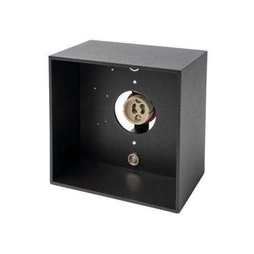 Fekete GU10 Spotlámpa Keret (Felületre Szerelhető) Négyzet – Indusztriális Dizájn