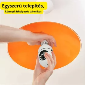 Betekerhető kamera E27-es foglalattal, Wi-Fi, HD, SMART