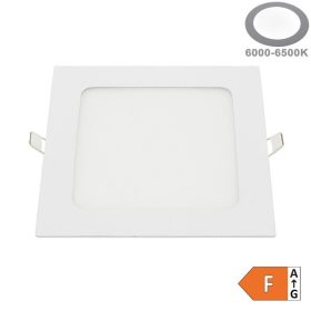   Beépíthető mini LED panel 18W 1350lm 6000K 225x225mm IP20 négyzet - Optonica