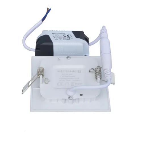 Beépíthető mini LED panel 3W 150lm 4500K 85x85mm IP20 négyzet - Optonica