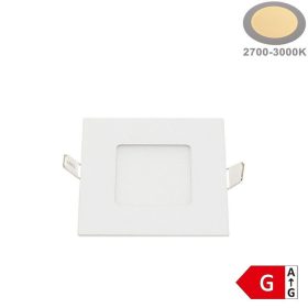   Beépíthető mini LED panel 3W 150lm 2800K 85x85mm IP20 négyzet - Optonica