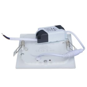   Beépíthető mini LED panel 6W 360lm 6000K 120x120mm IP20 négyzet - Optonica