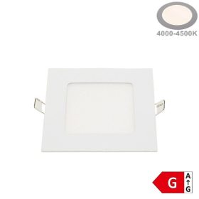 Beépíthető mini LED panel 6W 360lm 6000K 120x120mm IP20 négyzet - Optonica