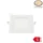 Beépíthető mini LED panel 6W 360lm 6000K 120x120mm IP20 négyzet - Optonica