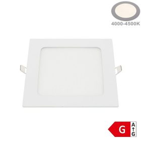   Beépíthető mini LED panel 12W 840lm 4500K 170x170mm IP20 négyzet - Optonica