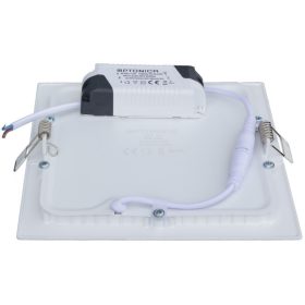   Beépíthető mini LED panel 12W 840lm 2800K 170x170mm IP20 négyzet - Optonica