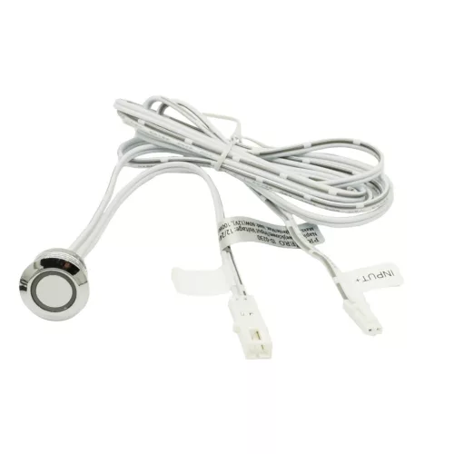 Bútorlapba Építhető Érintőkapcsoló és Dimmer 5A 12/24V (60W/100W) - Króm