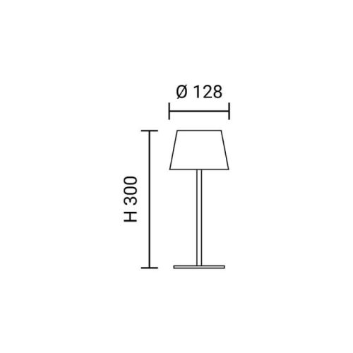 Napelemes asztali lámpa állítható színhőmérséklettel újratölthető akkumulátorral redős ernyővel IP54 fehér