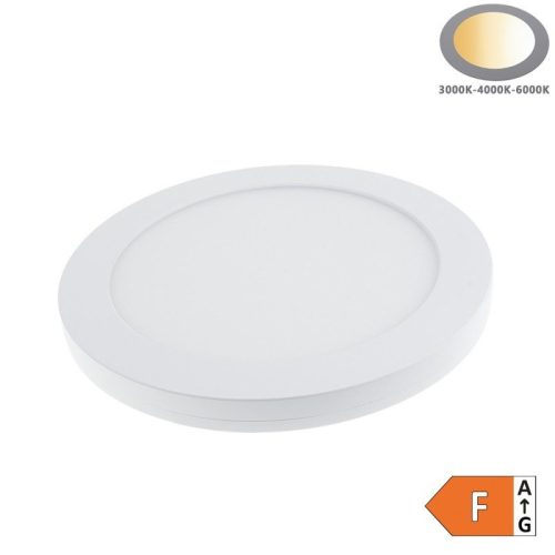 5in1 extra vékony LED panel 18W 1600lm CCT Ø225mm 3 év garancia