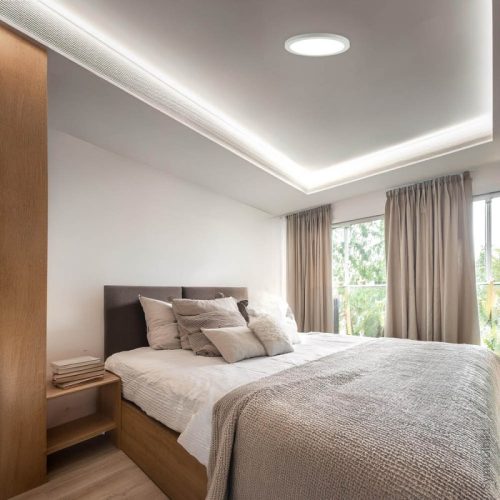 5in1 extra vékony LED panel 30W 3000lm CCT Ø330mm 3 év garancia