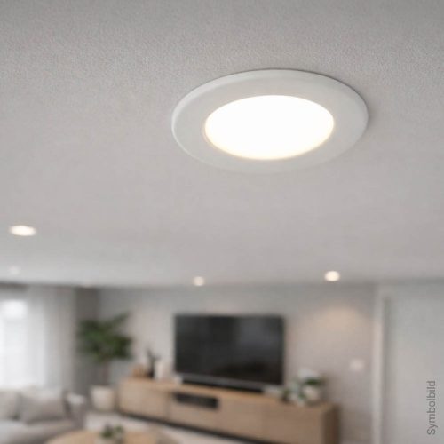 6W-os beépíthető kerek LED panel 450 lumen fényerővel és IP44-es vízállósággal