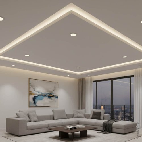 12W-os beépíthető kerek LED panel 950 lumen fényerővel és IP44-es vízállósággal