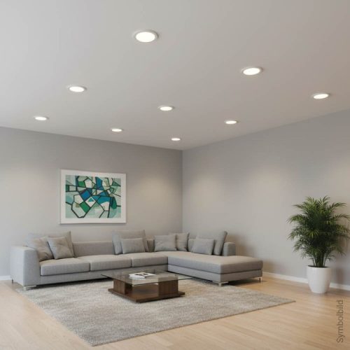 18W-os kerek, IP44 vízálló beépíthető LED panel állítható színhőmérséklettel