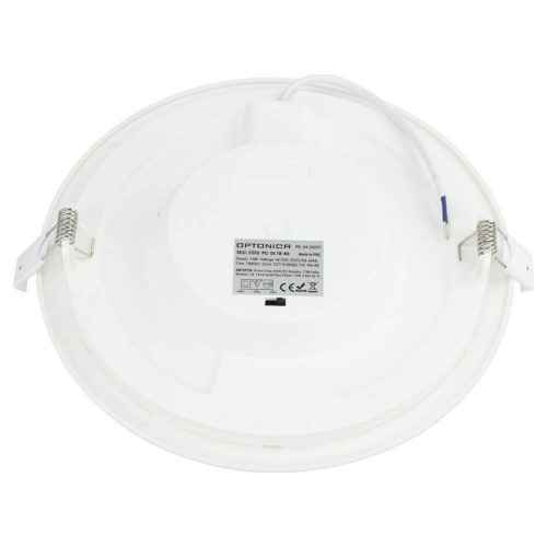 18W-os kerek, IP44 vízálló beépíthető LED panel állítható színhőmérséklettel