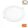 24W-os kerek, IP44 vízálló beépíthető LED panel állítható színhőmérséklettel