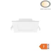 6W-os beépíthető négyzet alakú LED panel 450 lumen fényerővel és IP44-es vízállósággal