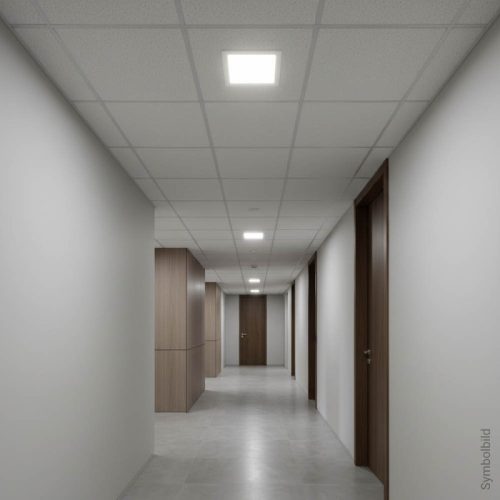 18W-os négyzet alakú, IP44 vízálló beépíthető LED panel állítható színhőmérséklettel