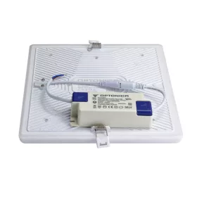   Keret Nélküli LED Panel 36W 4200K 3020lm IP54 Négyzet Beépíthető 225x225mm