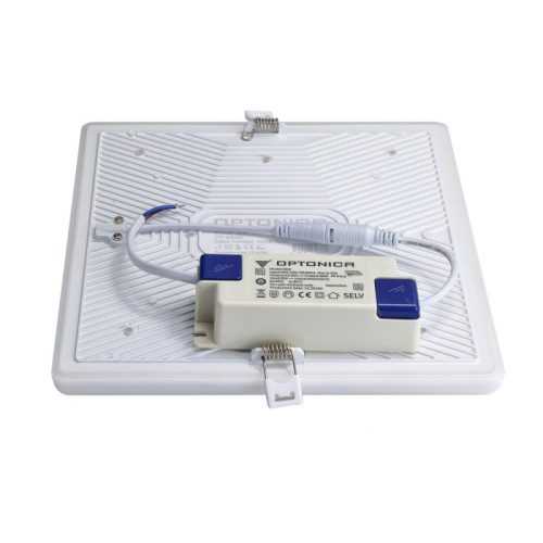Keret Nélküli LED Panel 36W 4200K 3020lm IP54 Négyzet Beépíthető 225x225mm