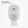 Fehér Kültéri LED Asztali Lámpa Újratölthető Akkumulátorral, 2.5W, CCT, Dimmelhető, IP44