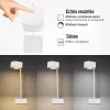 Multifunkciós LED asztali lámpa 3W – vezeték nélküli, USB kimenettel és érintésvezérléssel