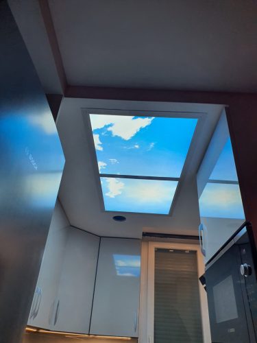 Sky LED panel 3D égbolt mintával 45W 60x60cm 4500lm 6000K 4db/doboz