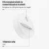 Optonica 278 vezeték nélküli 3x AAA elemes mozgásérzékelős és alkonykapcsolós automata LED éjszakai fény fehér színben