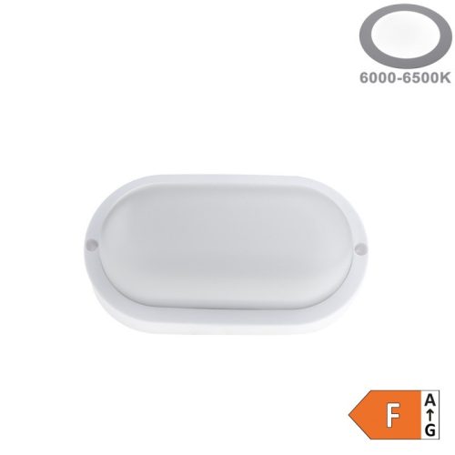 8W Hajólámpa LED Falon Kívüli Műanyag Hideg Fehér IP54 640lm