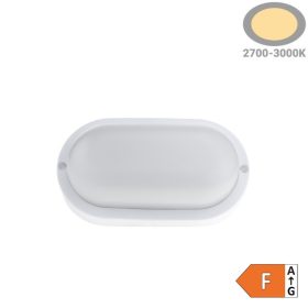   8W Hajólámpa LED Falon Kívüli Műanyag Meleg Fehér IP54 640lm