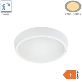   Mozgásérzékelős UFO Lámpa LED 13W Falon Kívüli Műanyag Meleg Fehér IP65 1050lm Ø32cm