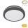 Kültéri IP védett LED mennyezeti lámpa 20W 1900lm CCT(állítható színhőmérséklet) IP65, Fekete