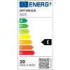Kültéri IP védett LED mennyezeti lámpa 20W 1900lm CCT(állítható színhőmérséklet) IP65, Fekete